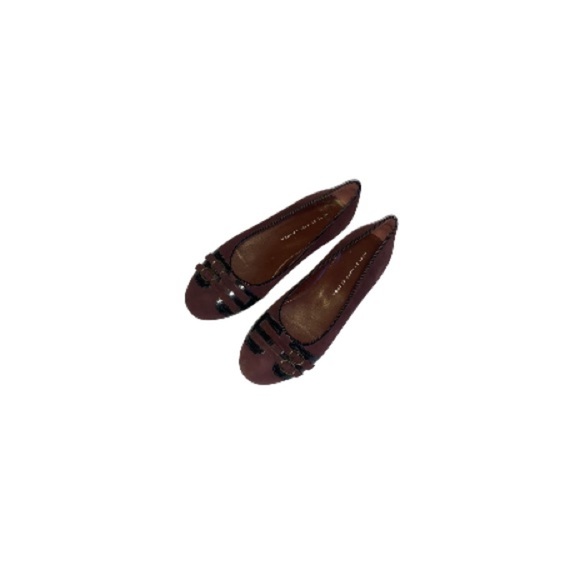 Marc by Marc Jacobs Maroon Suede Flats - Women’s Size 38 - Picture 1 of 8